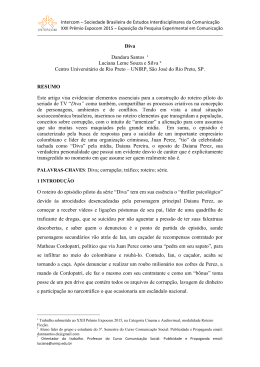 Diva Dandara Santos &sup1; Luciana Leme Souza e Silva &sup2; Centro