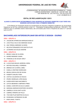 Antecipados para o 1&deg; semestre/2013
