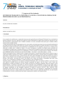 7&deg; Congresso de P&oacute;s-Gradua&ccedil;&atilde;o SENTIDOS DO