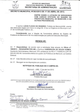 disponibilizacao de vanderleia de souza gomes gabinete do prefeito