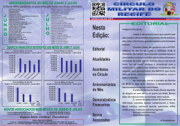 Junho e Julho 2015 - C&iacute;rculo Militar do Recife
