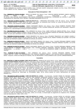 Ano 6 &ndash; n&ordm; 112/2014 Data de Disponibiliza&ccedil;&atilde;o: sexta