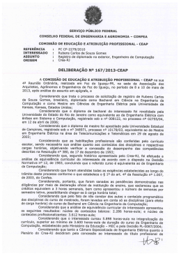 A coMIssÃo`oE EDucAçÃo E ATRIBuIçÃo PRoFIssIoNAL