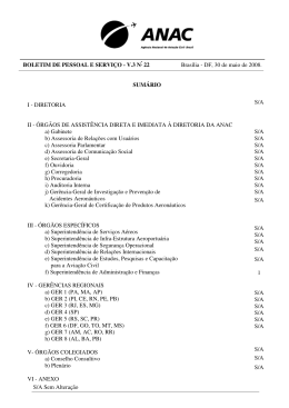 S/A Sem Altera&ccedil;&atilde;o BOLETIM DE PESSOAL E SERVI&Ccedil;O - V.3