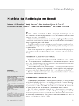 Hist&oacute;ria da Radiologia no Brasil