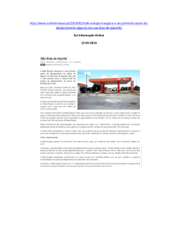Rede Energia inaugura o seu primeiro posto deabastecimento