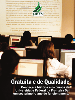 Especial de 1 ano - Universidade Federal da Fronteira Sul.