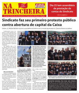 Sindicato faz seu primeiro protesto p&uacute;blico contra abertura de