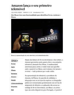 Amazon lança o seu primeiro telemóvel