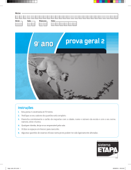 Prova geral 9o. ano parte 2