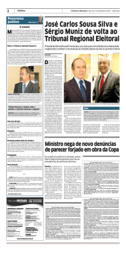 José Carlos Sousa Silva e Sérgio Muniz de volta ao