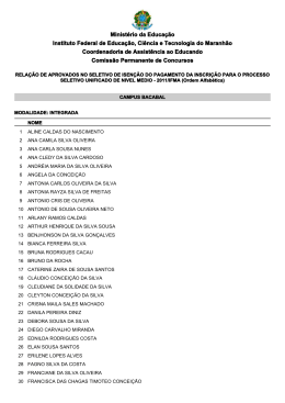 Comiss&atilde;o Permanente de Concursos Coordenadoria de