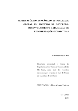 verifica&ccedil;&otilde;es da pun&ccedil;&atilde;o e da estabilidade global em