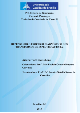 Tiago Soares Lima - Universidade Católica de Brasília