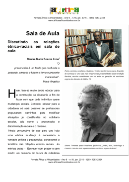 Sala de Aula - Revista África e Africanidades