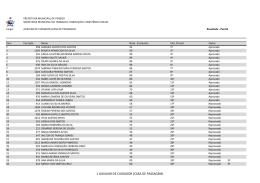 1 AUXILIAR DE CUIDADOR (CASA DE PASSAGEM)