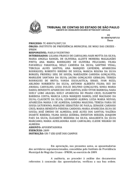 Aposentadorias Exerc&iacute;cio 2009