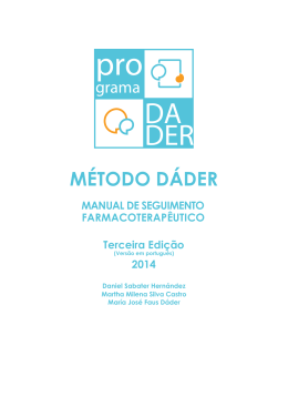 m&eacute;todo d&aacute;der manual de seguimento - Unifal-MG