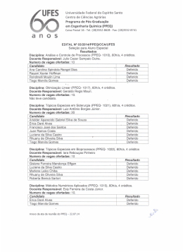 Resultado - Edital aluno especial 3