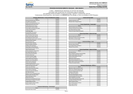 An&aacute;lise Curricular Seletivo 004/2014