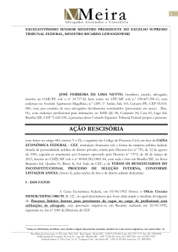 A&Ccedil;&Atilde;O RESCIS&Oacute;RIA