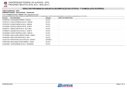 TODOS OS CURSOS - Copeve - Universidade Federal de Alagoas