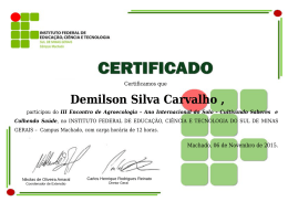Demilson Silva Carvalho