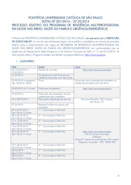 Edital Retificado em 10.03.2014 - PUC-SP