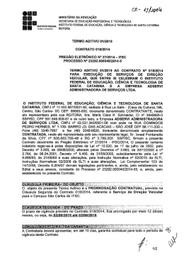 Termo Aditivo 01/2015