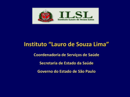 Instituto “Lauro de Souza Lima” - BVS SES-SP