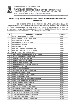 Governo do Estado do Rio Grande do Norte Secretaria de