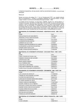 decreto de nomeação dom nº 5.821