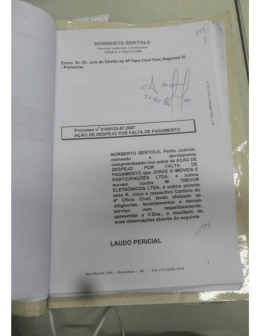 Laudo de Avalia&ccedil;&atilde;o