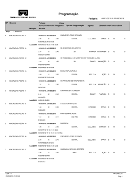 Clique AQUI e confira a programa&ccedil;&atilde;o completa
