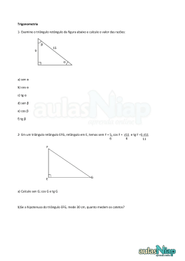 Trigonometria do triangulo