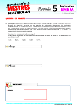QUEST&Otilde;ES DE REVIS&Atilde;O - Grandes Mestres Vestibular