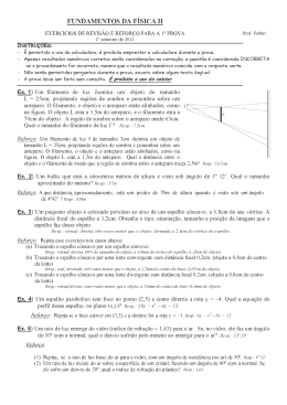 Revisao e refor&ccedil;o 1a Prova
