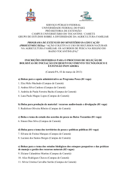 SERVI&Ccedil;O P&Uacute;BLICO FEDERAL UNIVERSIDADE