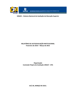 Relatório CPA Fev. 2014 a Mar. 2015