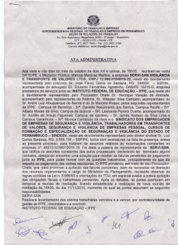 Servi-San & IFPE - SINDESV.com.br A casa do Vigilante