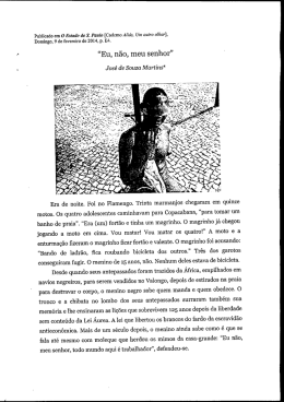 ÿþArtigo - Eu, não, meu senhor