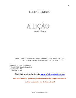 A Li&ccedil;&atilde;o