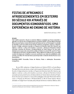 festas de africanos e afrodescendentes em desterro do s&eacute;culo xix