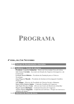 Programa Congresso