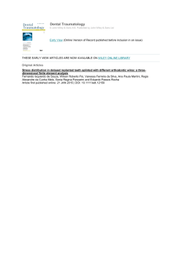 Dental Traumatology