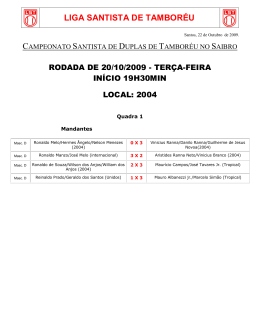 LIGA SANTISTA DE TAMBOR&Eacute;U