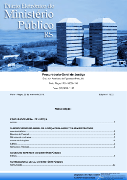 Procuradoria-Geral de Justi&ccedil;a - Minist&eacute;rio P&uacute;blico