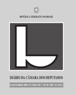 Inteiro teor - C&acirc;mara dos Deputados