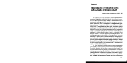 Identidade e trabalho: uma articulação indispensável