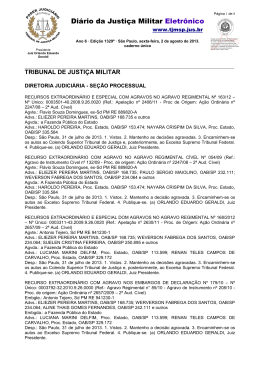 Di&aacute;rio da Justi&ccedil;a Militar Eletr&ocirc;nico